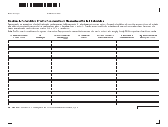 Schedule CMS Credit Manager Schedule - Massachusetts, Page 4