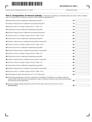 Schedule SC Septic Credit for Repairing or Replacing a Failed Cesspool or Septic System - Massachusetts, Page 3