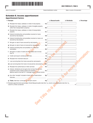 Form 63-FI Financial Institution Excise Return - Massachusetts, Page 6