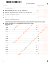 Schedule S S Corporation Distributive Income - Massachusetts, Page 4