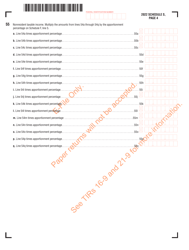 Schedule S S Corporation Distributive Income - Massachusetts, Page 5