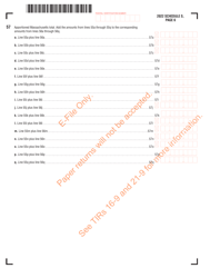 Schedule S S Corporation Distributive Income - Massachusetts, Page 7