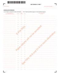 Schedule S S Corporation Distributive Income - Massachusetts, Page 8