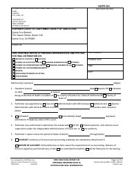 Document preview: Form SUPPR501 Petition for First and Final Report of Personal Representative - Santa Cruz County, California