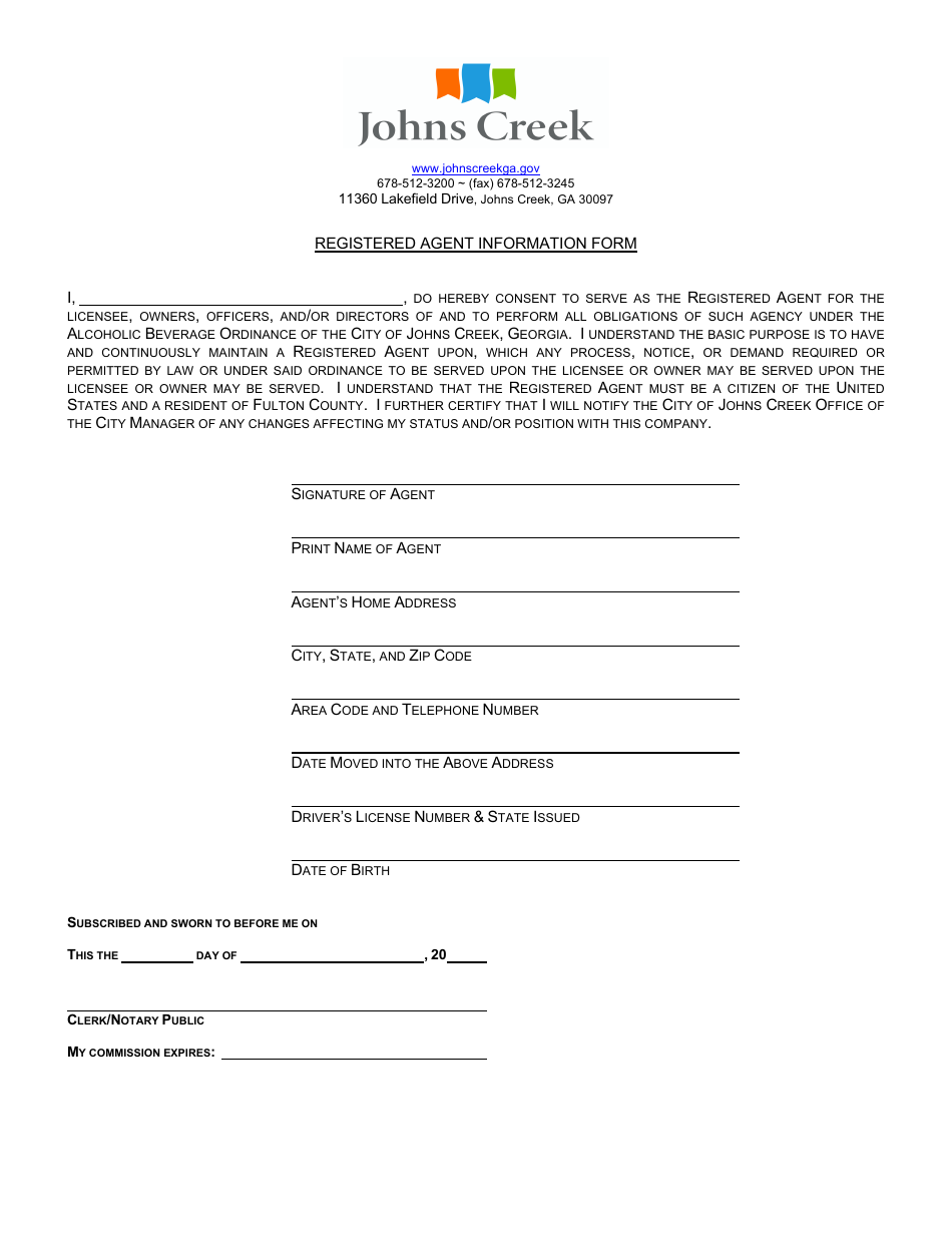 Form R151 Alcoholic Beverage License Renewal - City of Johns Creek, Georgia (United States), Page 3