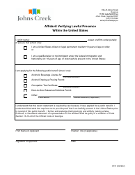 Form R151 Alcoholic Beverage License Renewal - City of Johns Creek, Georgia (United States), Page 6