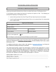 Primary Processing Licences/Secondary Processing Certificates/Fish Buying Licences Application - New Brunswick, Canada, Page 10