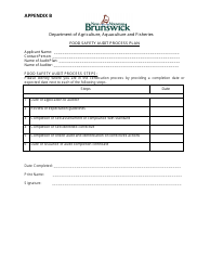 Primary Processing Licences/Secondary Processing Certificates/Fish Buying Licences Application - New Brunswick, Canada, Page 13