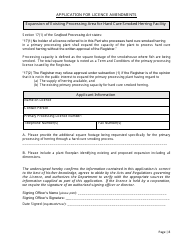 Primary Processing Licences/Secondary Processing Certificates/Fish Buying Licences Application - New Brunswick, Canada, Page 8
