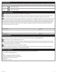 Form NWT9356 Application for Mentor-Apprentice Program (Map) - Northwest Territories, Canada, Page 5