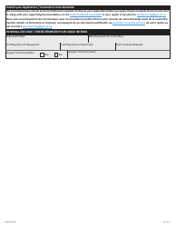 Form NWT9285 Application for Staff Development Grant - Northwest Territories, Canada (English/French), Page 3