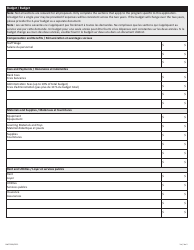 Form NWT9280 Application for Funding for Community Programming - Northwest Territories, Canada (English/French), Page 3
