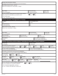 Form NWT5236 Complaint by Employee - Northwest Territories, Canada (English/French), Page 2