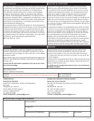 Form NWT5236 Complaint by Employee - Northwest Territories, Canada (English/French), Page 5