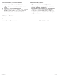 Form NWT9366 Application for Tuition Fee Increase - Northwest Territories, Canada (English/French), Page 2