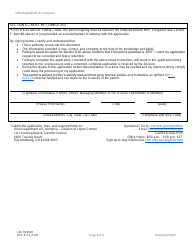 Form DLC4113_D-5H (LIQ-18-0020) Application for New D-5h Alcoholic Beverage Permit for a Nonprofit Fine Arts Museum, Community Arts Center or Community Theater - Ohio, Page 6