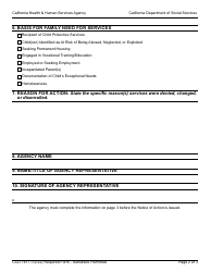 Form CCD7617 Notice of Action - California, Page 2