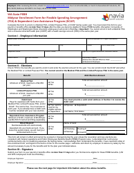 Midyear Enrollment Form for Flexible Spending Arrangement (FSA) &amp; Dependent Care Assistance Program (Dcap) - Washington