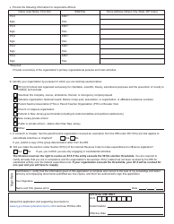 Form REG-1E Application for St-5 Exempt Organization Certificate for Nonprofit Exemption From Sales Tax - New Jersey, Page 2