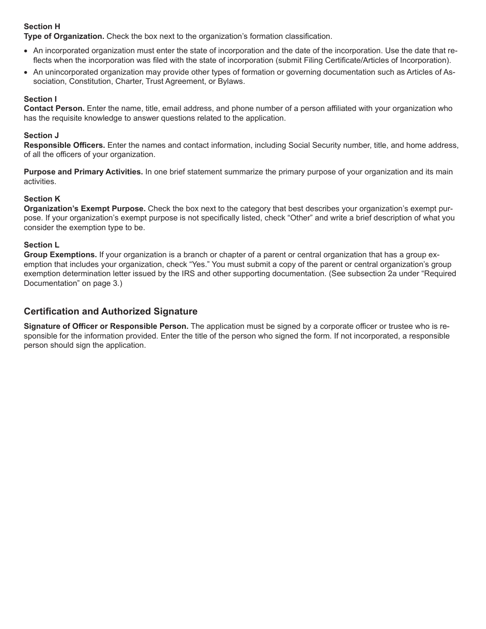 Form REG-1E Application for St-5 Exempt Organization Certificate for Nonprofit Exemption From Sales Tax - New Jersey, Page 5
