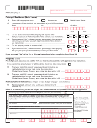 Form PTR-1 Senior Freeze (Property Tax Reimbursement) Application - New Jersey, Page 4
