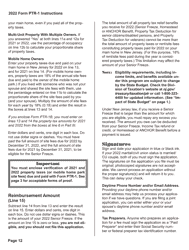 Instructions for Form PTR-1 Senior Freeze (Property Tax Reimbursement) Application - New Jersey, Page 12