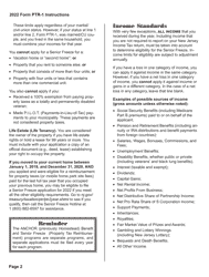 Instructions for Form PTR-1 Senior Freeze (Property Tax Reimbursement) Application - New Jersey, Page 2