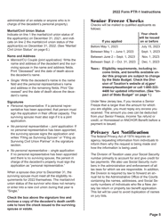 Instructions for Form PTR-1 Senior Freeze (Property Tax Reimbursement) Application - New Jersey, Page 5
