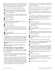 Instrucciones para Formulario 150-101-500, OR-EIC-ITIN Credito Por Ingreso Del Trabajo De Oregon - Oregon (Spanish), Page 3