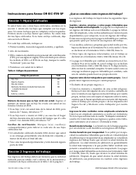 Instrucciones para Formulario 150-101-500, OR-EIC-ITIN Credito Por Ingreso Del Trabajo De Oregon - Oregon (Spanish), Page 4