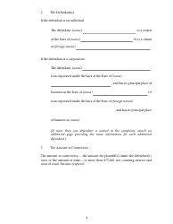 Form MOED-0032 Complaint for a Civil Case - Missouri, Page 4