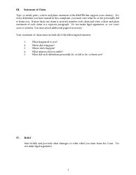 Form MOED-0032 Complaint for a Civil Case - Missouri, Page 5