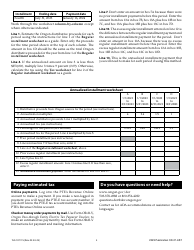 Form OR-21-EST (150-107-115) Oregon Pass-Through Entity Elective Tax Estimated Payment Instructions - Oregon, Page 3