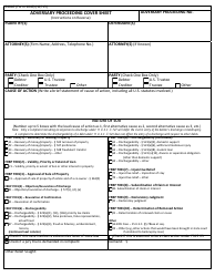 Form B1040 Adversary Proceeding Cover Sheet - Hawaii
