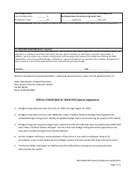 Idwr South Fork Clearwater River Special Supplement Application - Idaho, Page 4