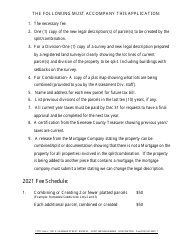 Land Division and Combination Application - City of Flint, Michigan, Page 3