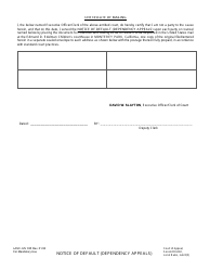 Form LASC JUV035 Notice of Default (Dependency Appeals) - County of Los Angeles, California, Page 2