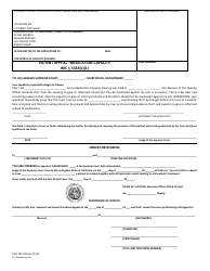Document preview: Form LASC MH021 Patient Appeal - Medication Capacity - County of Los Angeles, California