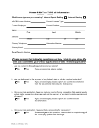 Form MGCB-LC-3315 Internet Sports Betting &amp; Internet Gaming Occupational License Renewal Application - Michigan, Page 3
