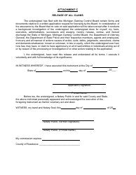 Form MGCB-LC-3312 Internet Sports Betting &amp; Internet Gaming Occupational License Application - Michigan, Page 8