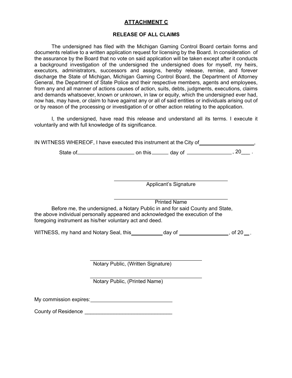 Form MGCB-LC-3312 Internet Sports Betting  Internet Gaming Occupational License Application - Michigan, Page 8
