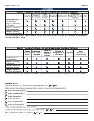 Formulario DDD-0097A-S Orientacion Del Proveedor Previa Al Servicio - Arizona (Spanish), Page 3