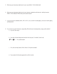 Instructor Self Audit Questionnaire - New Mexico, Page 2