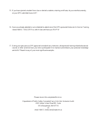 Instructor Self Audit Questionnaire - New Mexico, Page 4