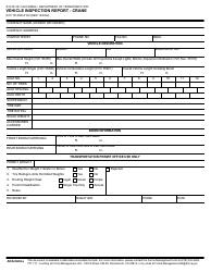 Form DOT TR-PER-0100 Vehicle Inspection Report - Crane - California, Page 2