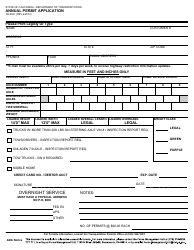 Document preview: Form TR-0031 Annual Permit Application - California