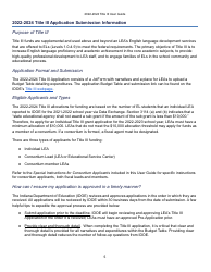 Title Iii Application User Guide - Indiana, Page 4