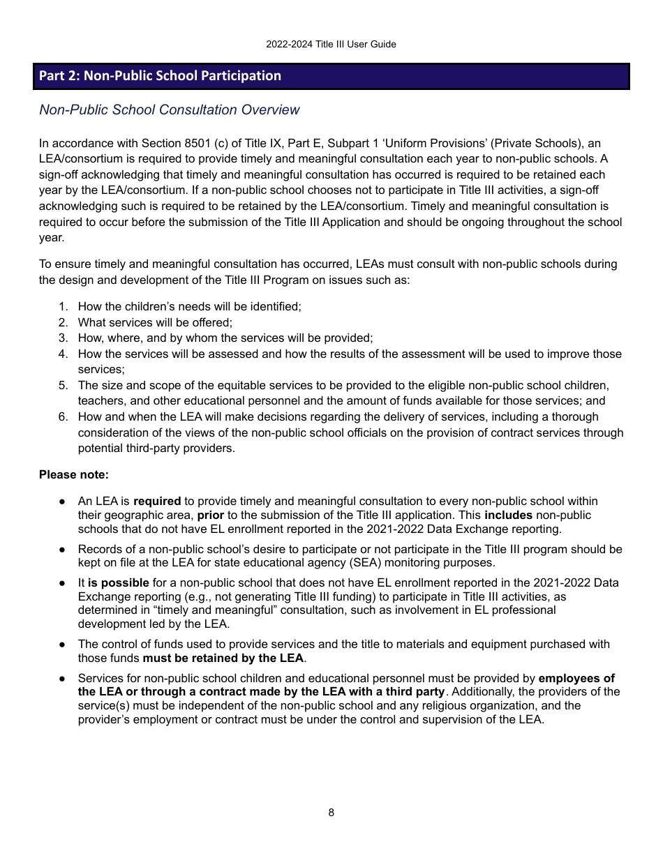 Title Iii Application User Guide - Indiana, Page 7