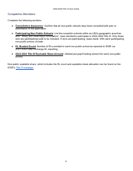 Title Iii Application User Guide - Indiana, Page 8