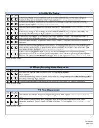 Npdes Inspection Checklist - Remediation General Permit (Rgp) - New Hampshire, Page 3
